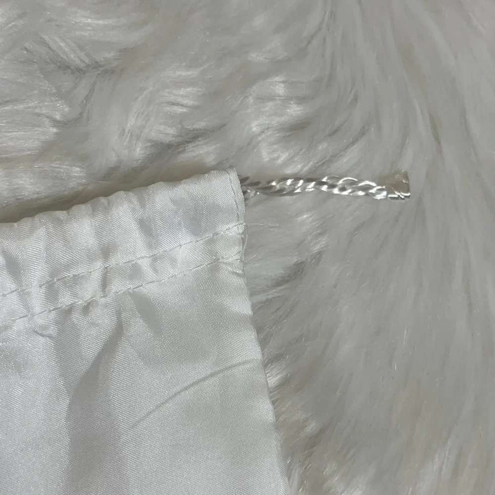 Coach White Satin Dust Bag